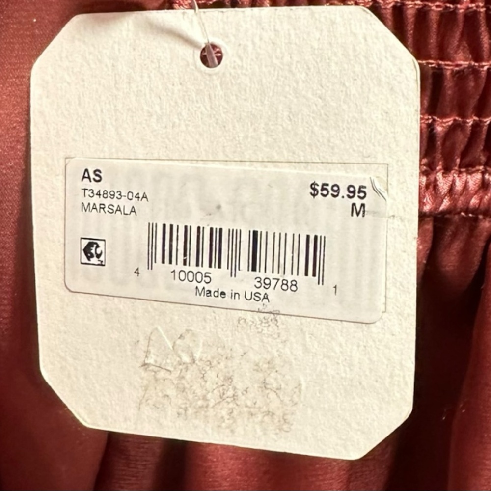 NWT Altar'd State Blush/Rust Smocked Blouse Size Medium - Picture 6 of 6